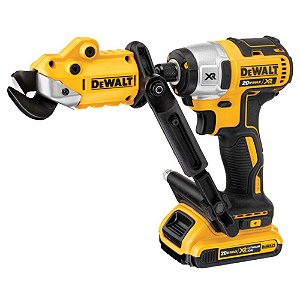 Tesoura corta Chapa para Parafusadeira Impact Conect Dewalt DWASHRIR