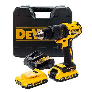Parafusadeira/Furadeira de Impacto Brushless com 2 Baterias 2Ah 20V Max* 65Nm Maleta Dewalt DCD7781D2