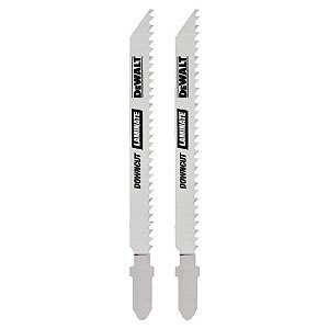 Lâmina de Serra Tico-Tico para Corte Descendente em Laminados Encaixe T 10TPI x 4'' 2 Peças Dewalt DW3762H2