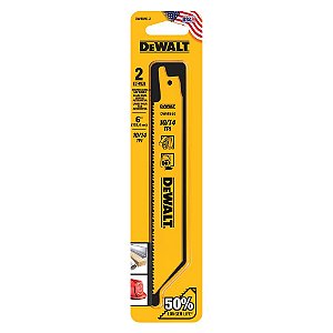 Lâmina de Serra Sabre Multimaterial 6'' 150mm x 14DPP 2 Peças Dewalt DW4845-2