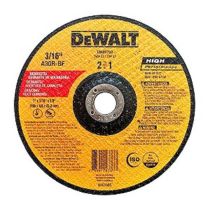 Disco de Desbaste Ferro 7" 180mm x 4,8mm Dewalt DW80702