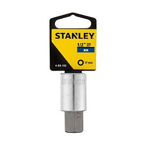 Soquete Allen 17mm Hexagonal 1/2" Stanley 4-89-193