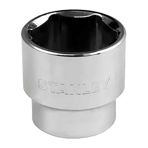 Soquete Sextavado Aço Cr-V Cromado 1/2'' 36mm Stanley 4-86-536