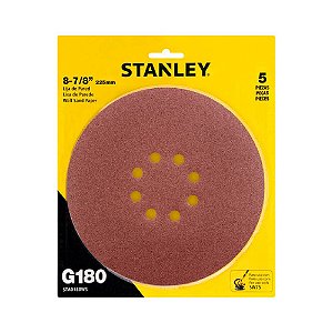 Lixa Grão 180 Lixadeira Girafa 225mm Stanley STA0180WS Unidade