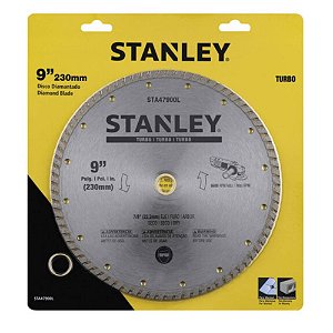 Disco Diamantado Turbo Mármore 9'' 230mm para Esmerilhadeira Stanley STA47900L