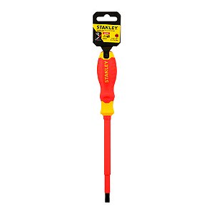 Chave de Fenda Isolada 1000V VDE 5/16" 8mm x 150mm 6" Stanley STMT60167-LA