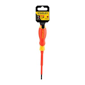 Chave de Fenda Isolada 1000V VDE 5/32" 4mm x 100mm 4" Stanley STMT60164-LA