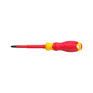 Chave Phillips Isolada 1000V VDE PH2 15/64" 6mm x 100mm 4" Stanley STMT60170-LA