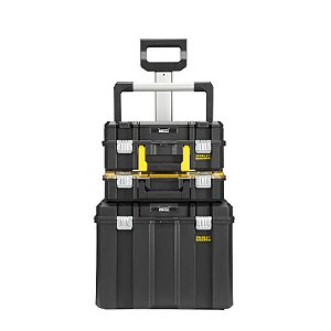 Caixa de Ferramentas com Roda Torre Armazenamento 3 peças Pro-Stack Stanley Fatmax FMST1-80103