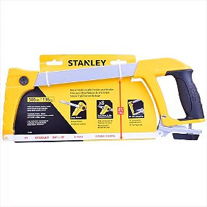 Arco de Serra para Metal Tubular de Alta Tensão Profissional 12" Stanley Pro 15-098