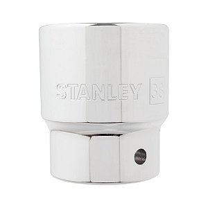 Soquete Sextavado 3/4'' 38mm Aço Cr-V Cromado Stanley 89-338