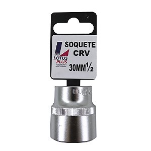 Soquete Estriado 1/2'' Cromo Vanádio 30mm Lotus 6798