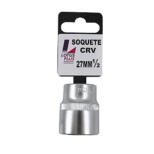 Soquete Estriado 1/2'' Cromo Vanádio 27mm Lotus 6797