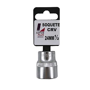 Soquete Estriado 1/2'' Cromo Vanádio 24mm Lotus 6796