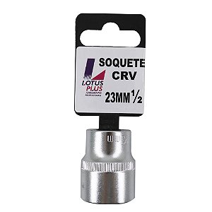Soquete Estriado 1/2'' Cromo Vanádio 23mm Lotus 6795