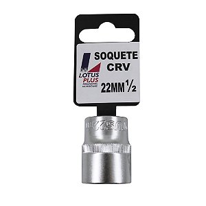 Soquete Estriado 1/2'' Cromo Vanádio 22mm Lotus 6794