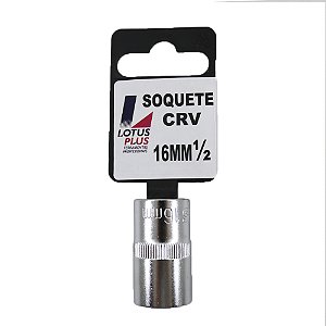 Soquete Estriado 1/2'' Cromo Vanádio 16mm Lotus 6788
