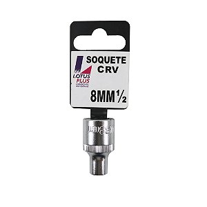 Soquete Estriado 1/2'' Cromo Vanádio 8mm Lotus 6780