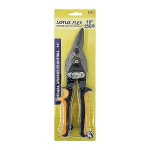 Tesoura para Chapa Corte Esquerdo Tipo Aviação  10'' 250mm Lotus 2890
