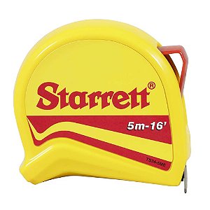 Trena Manual 5 Metros x 19mm Starrett DTS34-5ME