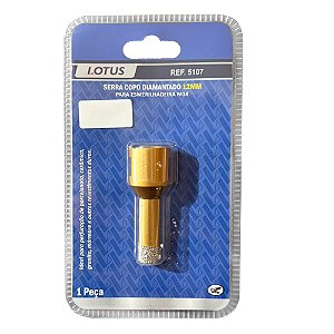 Serra Copo Diamantada 12mm para Esmerilhadeira Porcelanato Lotus 5107