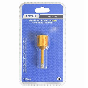 Serra Copo Diamantada 6mm para Esmerilhadeira Porcelanato Lotus 5105