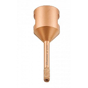 Serra Copo Diamantada para Esmerilhadeira 6mm Porcelanato Cortag 61867