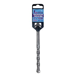 Broca para Concreto Sds Plus Vídea Cruzada 12mm x 160mm Lotus 1420