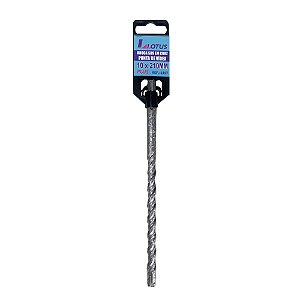 Broca para Concreto Sds Plus Vídea Cruzada 10mm x 210mm Lotus 1417