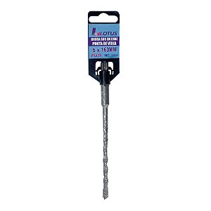 Broca para Concreto Sds Plus Vídea Cruzada 6mm x 160mm Lotus 1412