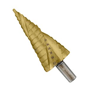 Broca Escalonada Hss Titânio 4mm a 32mm Lotus 2808