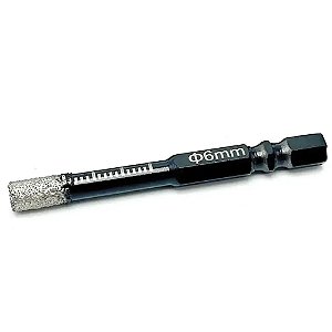 Broca de Diamante Seco para Porcelanato 6mm Lotus 1405
