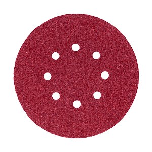 Disco de Lixa Velcro para Lixadeira Girafa 8 Furos 9" 225mm Grão 220 Lotus 2953 Unidade