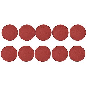 Disco de Lixa Velcro 125mm Grão 40 com 10 Unidades Lotus 3146