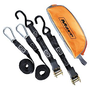 Jogo Cinta com Catraca para Amarração Moto Jetski 3 Metros x 25mm 800Kg Mave