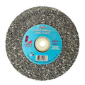 Rebolo Reto Moto Esmeril 6'' x 3/4'' x Grão 60 Lotus 2688