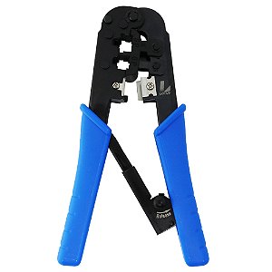 Alicate Crimpador Cabo Telefone RJ11 e Rede  RJ45 7,3'' Lotus Plus 5470