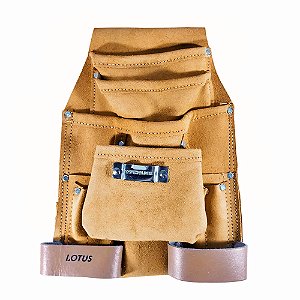 Cinto em Couro para Ferramentas com 10 Divisões Lotus 3159