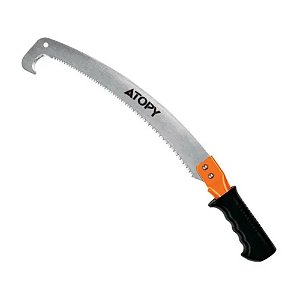Serrote de Poda Curvo com Ponta de Gancho 54cm Cabo Emborrachado Atopy
