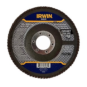 Disco Flap Madeira e Ferro Grão 120 4.1/2 Irwin IW4120FZ