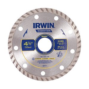 Disco Diamantado Turbo Porcelanato 110mm x 20mm Irwin IW13893