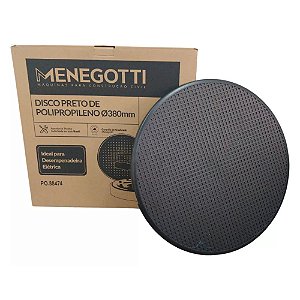 Disco Preto de Polipropileno 380mm para Desempenadeira Elétrica MDE Menegotti