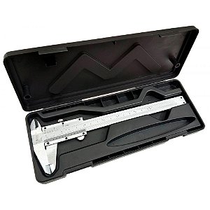Paquímetro Analógico Tradicional Aço Inox com Estojo 150mm Lotus 5573