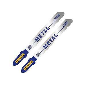 Jogo de Lâminas para Serra Tico-Tico para Metal 14 Dentes 75mm Irwin 2 Peças IW14060