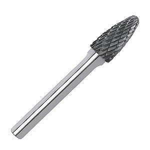 Lima Rotativa Arvore Arrendondada 8mm Haste 6mm Worker
