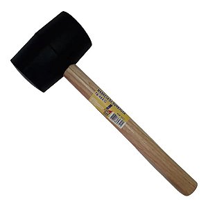 Marreta de Borracha com Cabo de Madeira 16'' Lotus 5731