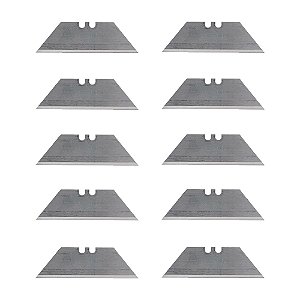 Lâminas para Estilete Trapezoidal 18mm Aço SK5 com 10 Unidades Lotus 8719