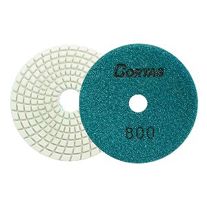 Lixa Diamantada Porcelanato Brilho D'água Grão 800 x 100mm Cortag 62149