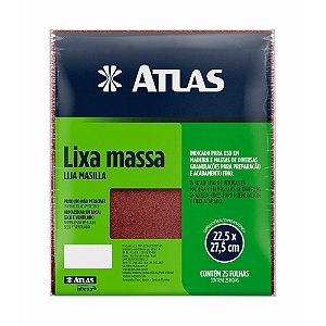 Lixa Massa e Madeira Grão 150 Atlas