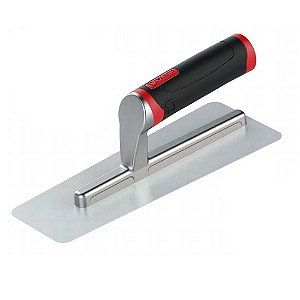 Desempenadeira Inox Lisa para Cimento Queimado 26cm x 10cm Cortag 60135